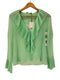 ザラ ZARA NWT COMBINATION RUFFLED BLOUSE コンビネーションn フリル ブラウス レディース import:XS